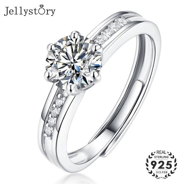 cluster rings jellystory luxury charm 925 sterling silver 1ct moissanites gemstone fine jewelry for female wedding engagement party ring, Golden;silver
cluster rings jellystory luxury charm 925 sterling silver 1ct moissanites gemstone fine jewelry for female wedding engagement party ring, Golden;silver