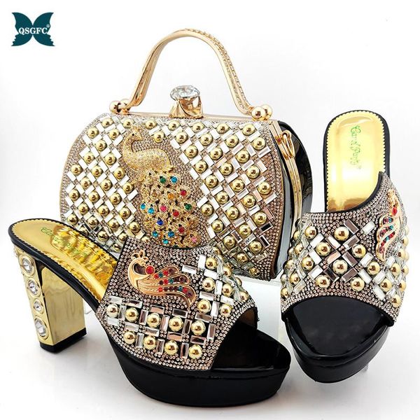 dress shoes elegant ladies matching and bag set in black color decorate with rhinestone to match for party
dress shoes elegant ladies matching and bag set in black color decorate with rhinestone to match for party