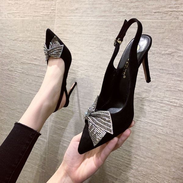 2022 new fashion close toe sandalswomen summer high heelsrhinestone bowtiefrench stylenkle bucklefemale footwareblack, Black
2022 new fashion close toe sandalswomen summer high heelsrhinestone bowtiefrench stylenkle bucklefemale footwareblack, Black