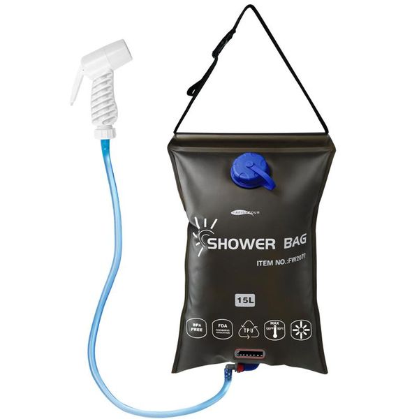 hydration packs shower bag, drying water solar bath summer bathing artifact, backpack portable