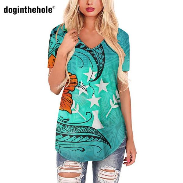 doginthehole kosrae polynesian print t-shirt for ladies v-neck fashion short sleeves plus size to 4xl women clothes women's, White
doginthehole kosrae polynesian print t-shirt for ladies v-neck fashion short sleeves plus size to 4xl women clothes women's, White