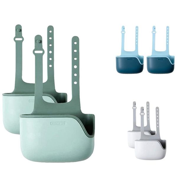 kitchen sink caddy sponge holder, storage rack,silicone holder for hanging (2pcs) & organization
kitchen sink caddy sponge holder, storage rack,silicone holder for hanging (2pcs) & organization