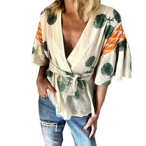 women's blouses & shirts v neck short sleeve chiffon casual tie knot top, White
women's blouses & shirts v neck short sleeve chiffon casual tie knot top, White