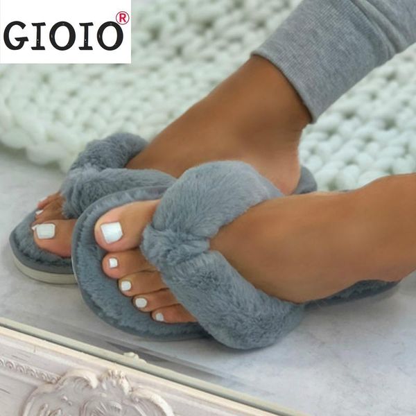 slippers warm fluffy women cozy faux fur cross indoor floor slides flat soft furry shoes ladies female celebrities flip flops, Black
slippers warm fluffy women cozy faux fur cross indoor floor slides flat soft furry shoes ladies female celebrities flip flops, Black