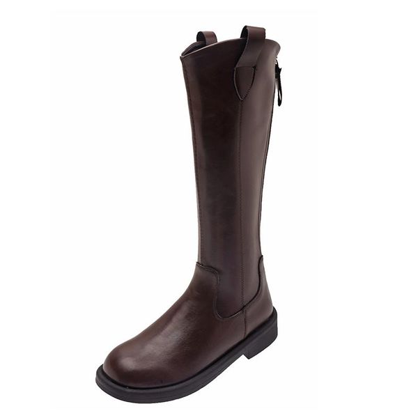 boots fashion woman non-slip waterproof winter botas zipper pu leather knee high women chunky platform long, Black
boots fashion woman non-slip waterproof winter botas zipper pu leather knee high women chunky platform long, Black