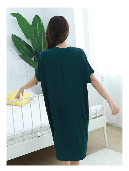 women's sleepwear large size modal dress pregnant woman clothes summer nightdress short sleeve t-shirt dress v-neck loose nightgown fem, Black;red
women's sleepwear large size modal dress pregnant woman clothes summer nightdress short sleeve t-shirt dress v-neck loose nightgown fem, Black;red