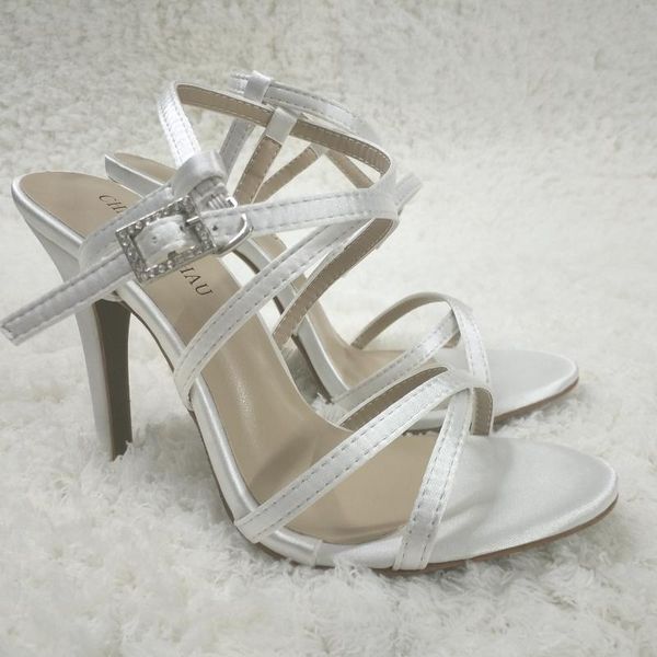 women stiletto thin high heel sandal ankle strap open toe ivory satin wedding party bridals ball lady shoe 5186-21 sandals, Black
women stiletto thin high heel sandal ankle strap open toe ivory satin wedding party bridals ball lady shoe 5186-21 sandals, Black