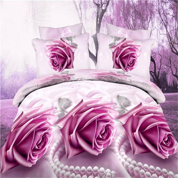 bedding sets 3d rose printed bed linen bedclothes king size wedding decorative duvet cover sheet pillowcase romantic set for adults
bedding sets 3d rose printed bed linen bedclothes king size wedding decorative duvet cover sheet pillowcase romantic set for adults