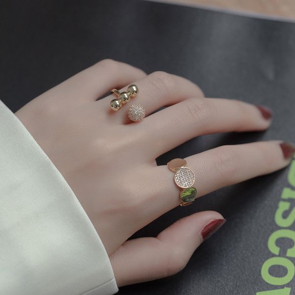 jiezi083 female small ring design light personality exquisite luxury fashion ins boom index with contracted combination ring, Silver
jiezi083 female small ring design light personality exquisite luxury fashion ins boom index with contracted combination ring, Silver