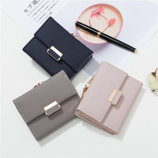 wallets ladies wallet korean fashion simple three-fold clip women short, Red;black
wallets ladies wallet korean fashion simple three-fold clip women short, Red;black
