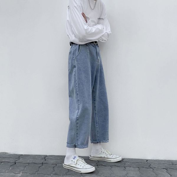 Korean Cotton Wide-leg Jeans Mens Fashion Casual Retro Jeans Men Streetwear Loose Hip-hop Straight Denim Trousers Mens -3XL, Black
Korean Cotton Wide-leg Jeans Mens Fashion Casual Retro Jeans Men Streetwear Loose Hip-hop Straight Denim Trousers Mens -3XL, Black