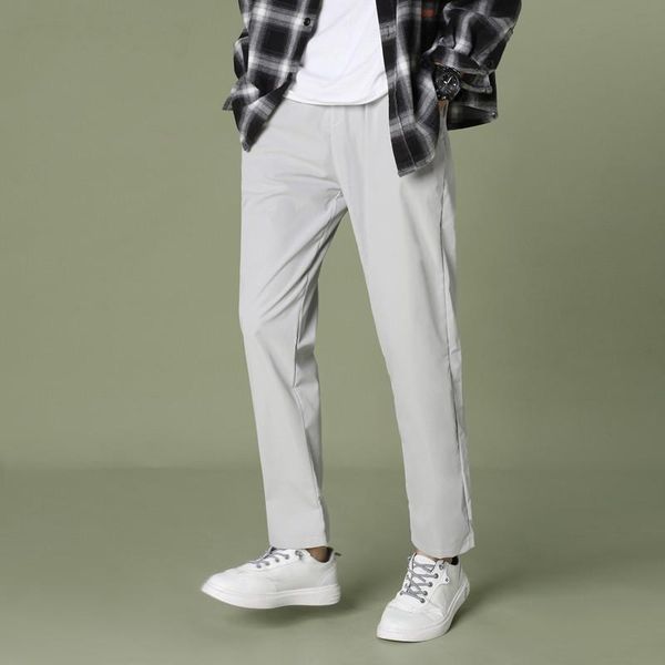 men's pants tide brand thin high street spring and summer drawstring solid color wild fashion casual sports, Black
men's pants tide brand thin high street spring and summer drawstring solid color wild fashion casual sports, Black