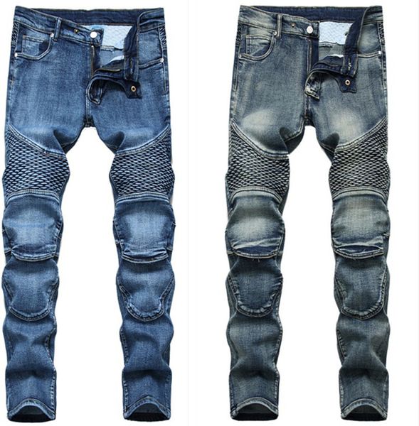 men's plus size pants man denim designer moto motorcycle autumn spring streetwear riding guard casual fashion 6507, Black;brown
men's plus size pants man denim designer moto motorcycle autumn spring streetwear riding guard casual fashion 6507, Black;brown