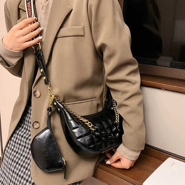 satchel luxury leather half moon design with mini purse women crossbody metal chain casual shoulder bag c0601
satchel luxury leather half moon design with mini purse women crossbody metal chain casual shoulder bag c0601