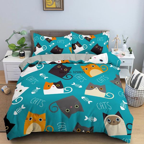 bedding sets 2-3 pcs home textiles cartoon cat set soft duvet cover fitted/bed family twin king size kids bed
bedding sets 2-3 pcs home textiles cartoon cat set soft duvet cover fitted/bed family twin king size kids bed