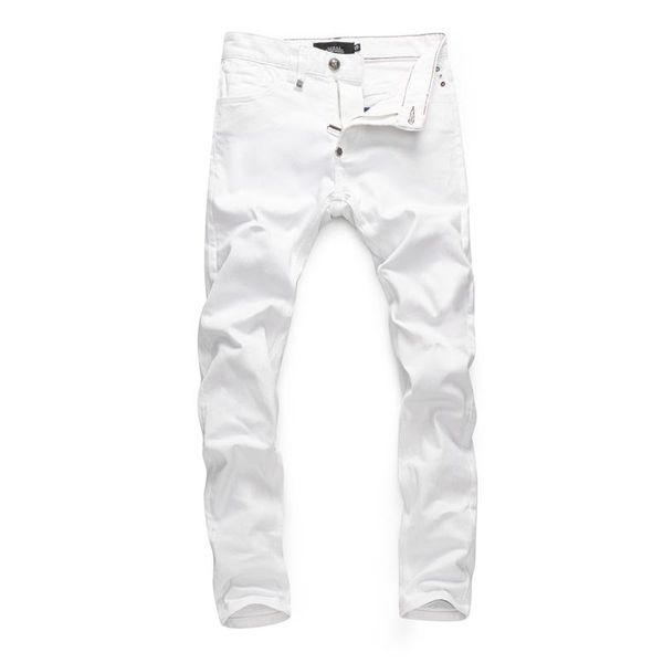 men's jeans brand european style mens slim elastic men straight denim trousers zipper patchwork white hole for, Blue
men's jeans brand european style mens slim elastic men straight denim trousers zipper patchwork white hole for, Blue