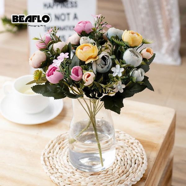 decorative flowers & wreaths 1 branch artificial rose silk flower bouquet home wedding garden decoration fake decor 6 colors
decorative flowers & wreaths 1 branch artificial rose silk flower bouquet home wedding garden decoration fake decor 6 colors