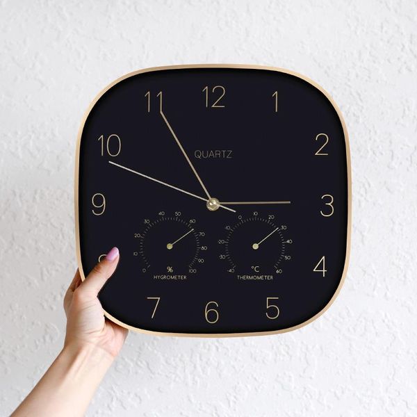 black unique wall clock creative nordic metal frame living room watch mute temperature hygrometer home decor w6c clocks
black unique wall clock creative nordic metal frame living room watch mute temperature hygrometer home decor w6c clocks