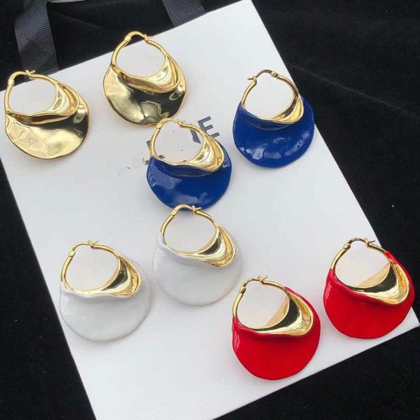 hoop huggie metal plated enamel retro fashion irregular exaggerated geometric ring large earring buckle, Golden;silver
hoop huggie metal plated enamel retro fashion irregular exaggerated geometric ring large earring buckle, Golden;silver