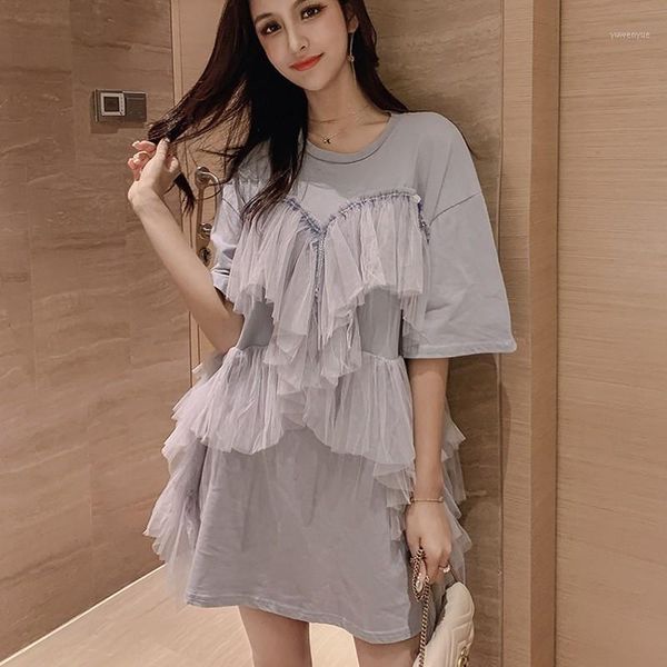 casual dresses 2021 ladies spring sweet lace contrast color stitching dress elegant loose o-neck 3/4 sleeve, Black;gray
casual dresses 2021 ladies spring sweet lace contrast color stitching dress elegant loose o-neck 3/4 sleeve, Black;gray