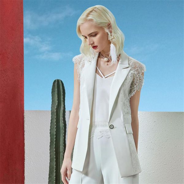 women's vests baisi fashion lace ma jia fall 2021 hundreds of v-neck female leisure coat, Black;white
women's vests baisi fashion lace ma jia fall 2021 hundreds of v-neck female leisure coat, Black;white