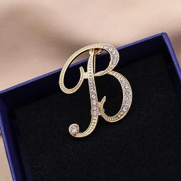 pins, brooches luxury simple elegant crystal a-z letter gold color rhinestone alloy brooch lady party safety pins, Gray
pins, brooches luxury simple elegant crystal a-z letter gold color rhinestone alloy brooch lady party safety pins, Gray