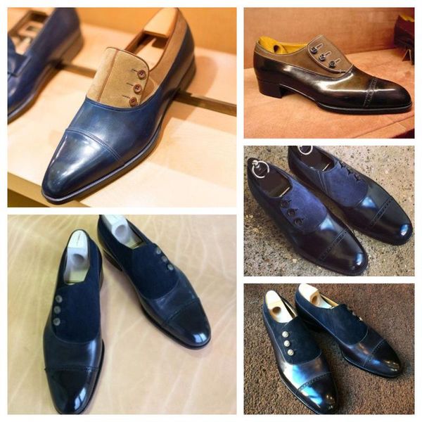 men pu leather shoes low heel casual dress brogue spring ankle boots vintage classic male fashion ps514, Black
men pu leather shoes low heel casual dress brogue spring ankle boots vintage classic male fashion ps514, Black