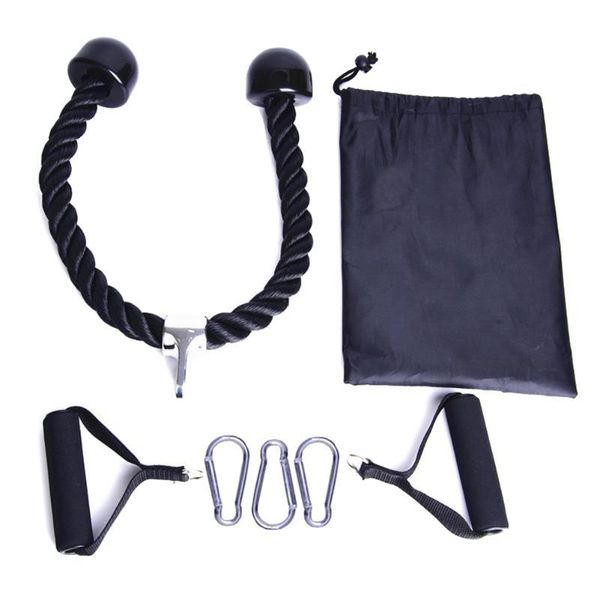 training fitness equipment tricep rope exercise 3 carabiner nylon workout arm strength pull down cable attachment home gym resistance bands
training fitness equipment tricep rope exercise 3 carabiner nylon workout arm strength pull down cable attachment home gym resistance bands