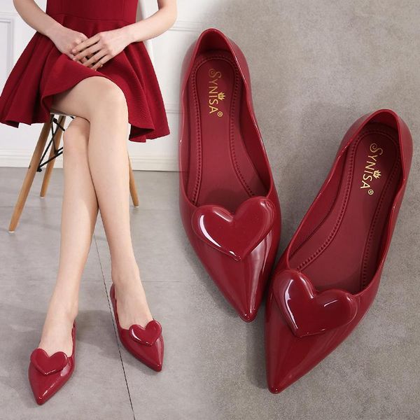 summer pointed crystal jelly women's shoes love plastic flat sandals soft bottom baotou beach, Black
summer pointed crystal jelly women's shoes love plastic flat sandals soft bottom baotou beach, Black