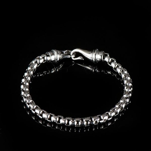 link, chain men's stainless steel bracelet bulky 6mm wide size link men silver/gold colors in charm bracelets, Black
link, chain men's stainless steel bracelet bulky 6mm wide size link men silver/gold colors in charm bracelets, Black