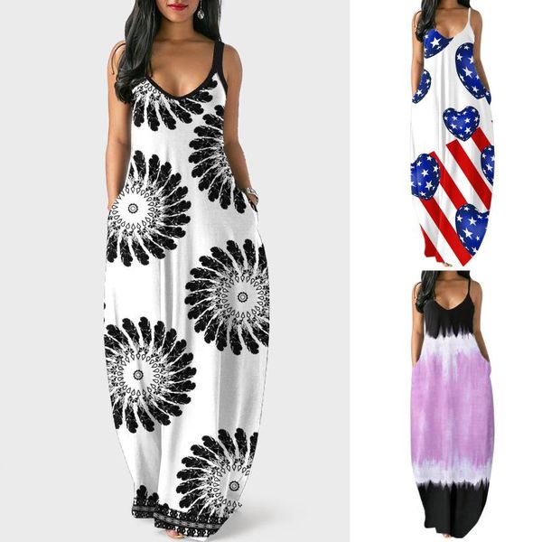 casual dresses loose dress fashion women plus size print v-neck beach maxi female oversize pockets sleeveless long robes, Black;gray
casual dresses loose dress fashion women plus size print v-neck beach maxi female oversize pockets sleeveless long robes, Black;gray