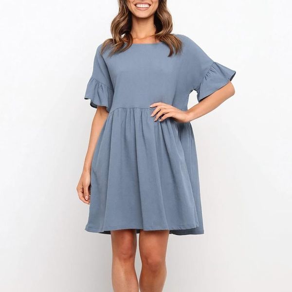 maternity dresses 2021 spring summer pregnant women dress casual round neck short sleeve solid a-line vestidos plus size, White
maternity dresses 2021 spring summer pregnant women dress casual round neck short sleeve solid a-line vestidos plus size, White
