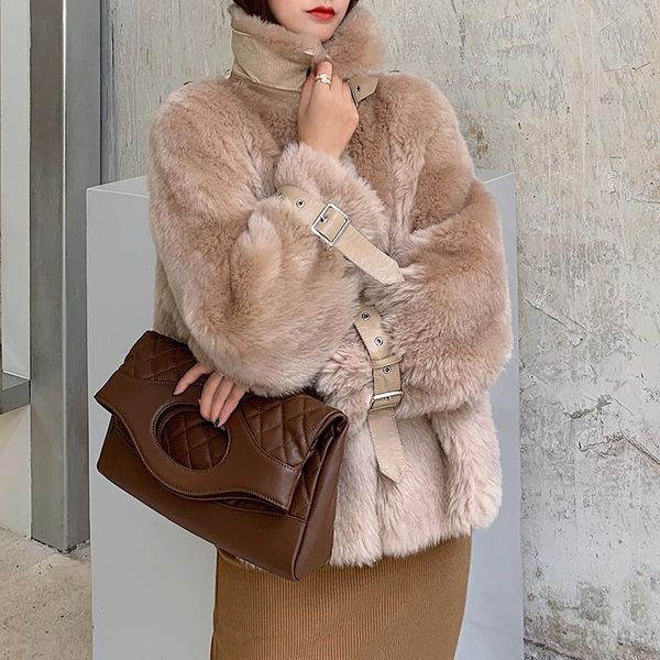 women's fur & faux 2021 sheep shearing clothes 100% wool jacket korean parka real women autumn winter coat tk19168 yy2260, Black
women's fur & faux 2021 sheep shearing clothes 100% wool jacket korean parka real women autumn winter coat tk19168 yy2260, Black