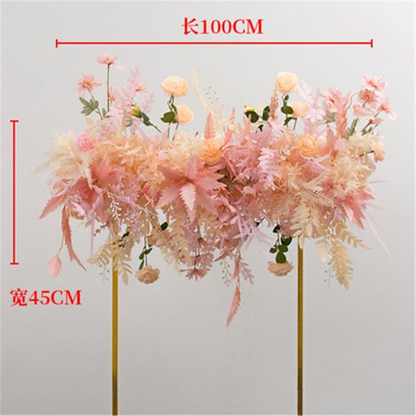 2pcs 100cm wedding flower wall arrangement supplies silk various artificial row decor party table arch backdrop decorative flowers & wreaths
2pcs 100cm wedding flower wall arrangement supplies silk various artificial row decor party table arch backdrop decorative flowers & wreaths