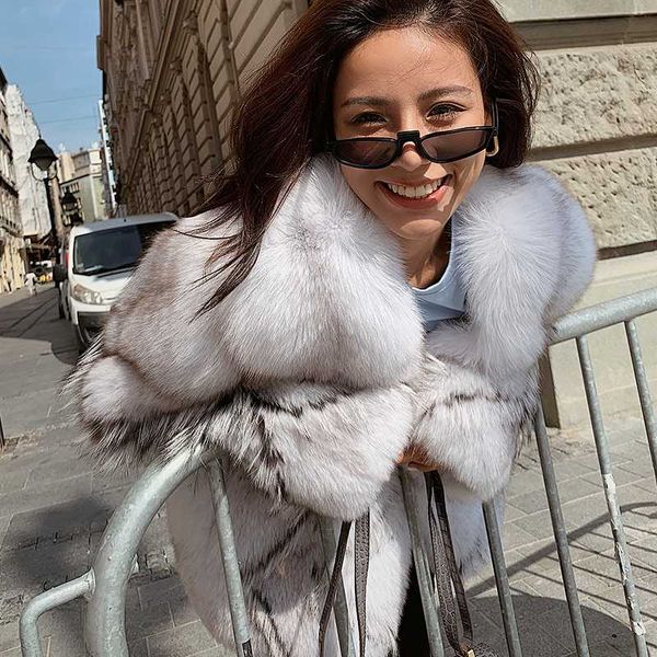 women's fur & faux 2021 winter ladies luxury full pelt white natural real coat women thickening warm jacket, Black
women's fur & faux 2021 winter ladies luxury full pelt white natural real coat women thickening warm jacket, Black