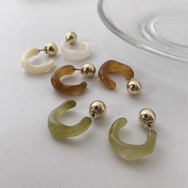 hoop & huggie 2021 trendy irregular acrylic resin earrings for women girls korean elegant geometric earring fashion jewelry, Golden;silver
hoop & huggie 2021 trendy irregular acrylic resin earrings for women girls korean elegant geometric earring fashion jewelry, Golden;silver