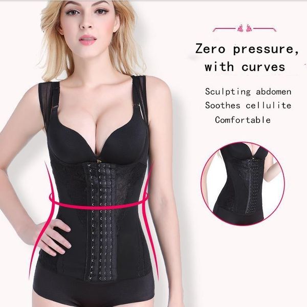 ladies abdomen vest with buckle design, plastic abdomen, fat burning and body underwear hip women's shapers, Black;white
ladies abdomen vest with buckle design, plastic abdomen, fat burning and body underwear hip women's shapers, Black;white
