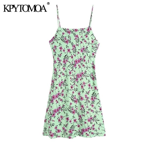 women chic fashion floral print cozy mini dress vintage backless with buttons thin straps female dresses vestidos 210421, Black;gray
women chic fashion floral print cozy mini dress vintage backless with buttons thin straps female dresses vestidos 210421, Black;gray