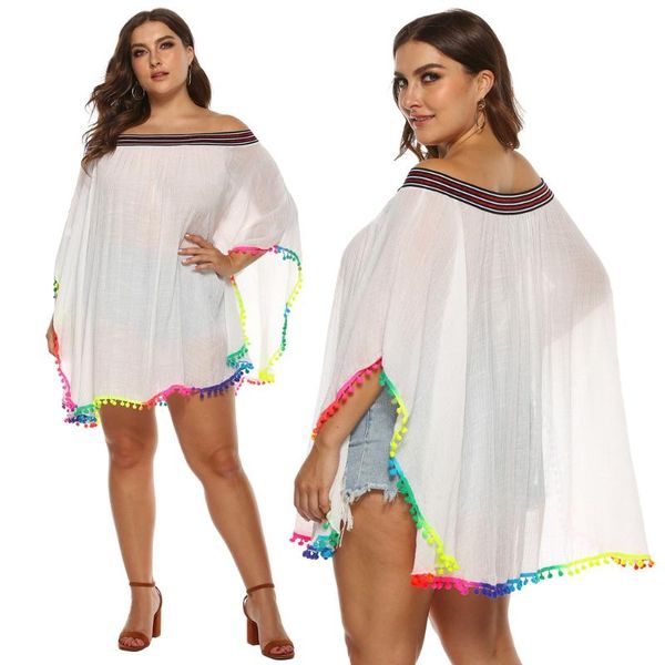 plus size tunic beachwear swimwear tassels beach cover ups for women pareos para sarong swimming suit up coverup women's, White;black
plus size tunic beachwear swimwear tassels beach cover ups for women pareos para sarong swimming suit up coverup women's, White;black