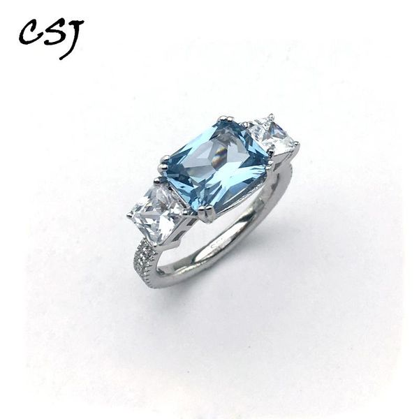 cluster rings csj natural blue z ring 925 sterling silver fine jewelry for women lady wedding party gift, Golden;silver
cluster rings csj natural blue z ring 925 sterling silver fine jewelry for women lady wedding party gift, Golden;silver