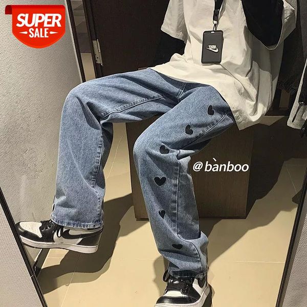 2021 men's baggy homme straight pants love printing jeans fashion blue/black casual biker denim loose trousers -2xl #490d
2021 men's baggy homme straight pants love printing jeans fashion blue/black casual biker denim loose trousers -2xl #490d