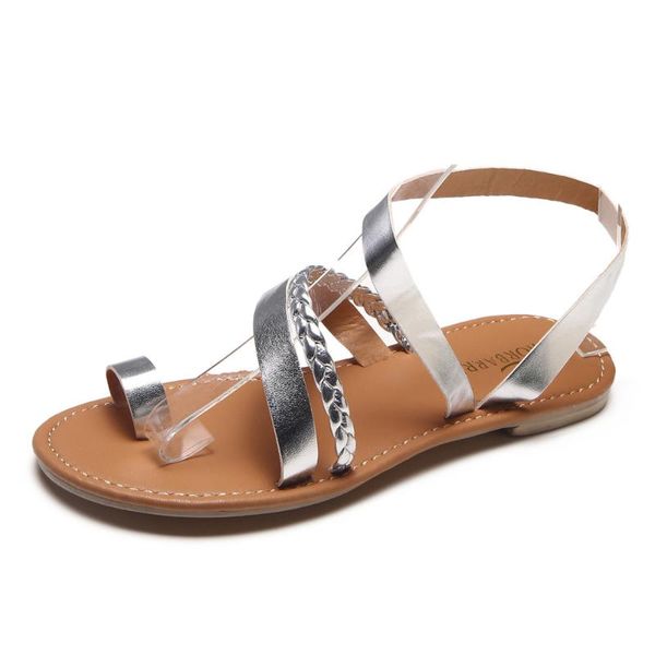 women pu casual round toe sandals flip flops summer beach shoes gladiator rome, Black
women pu casual round toe sandals flip flops summer beach shoes gladiator rome, Black