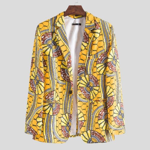 men's suits & blazers luclesam men casual hawaii floral yellow blazer mens fashion one button disco suit jacket bleizer masculino, White;black
men's suits & blazers luclesam men casual hawaii floral yellow blazer mens fashion one button disco suit jacket bleizer masculino, White;black