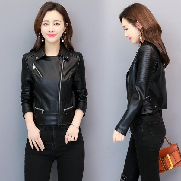 women's leather & faux plus size jacket women clothes 2021 clothing short slim motorcycle female coat pu black
women's leather & faux plus size jacket women clothes 2021 clothing short slim motorcycle female coat pu black