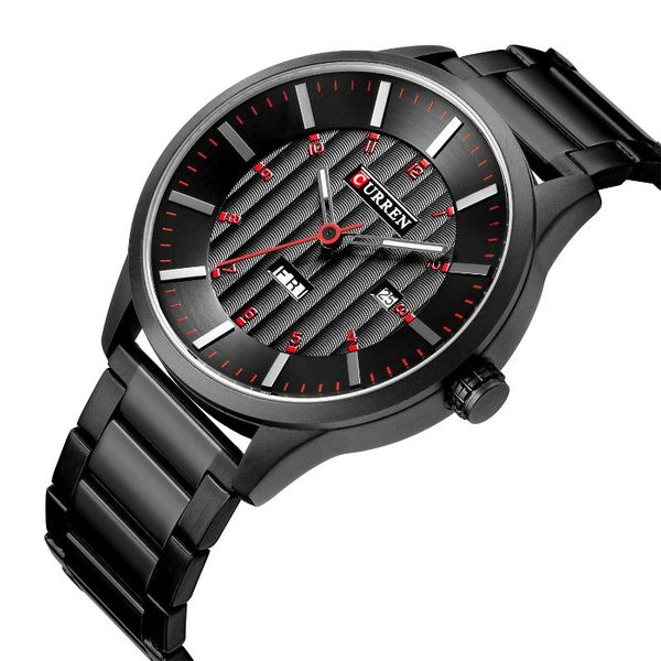 wristwatches 2021 student sports watch concept creative men's steel band quartz waterproof dual calendar, Slivery;brown
wristwatches 2021 student sports watch concept creative men's steel band quartz waterproof dual calendar, Slivery;brown