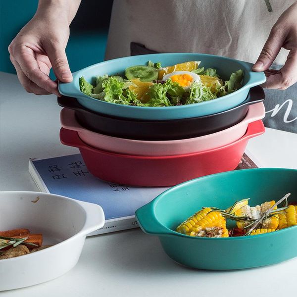dishes & plates creative household double ear baking plate 9.5 inch cheese cake ceramic and western colored glaze tablew
dishes & plates creative household double ear baking plate 9.5 inch cheese cake ceramic and western colored glaze tablew