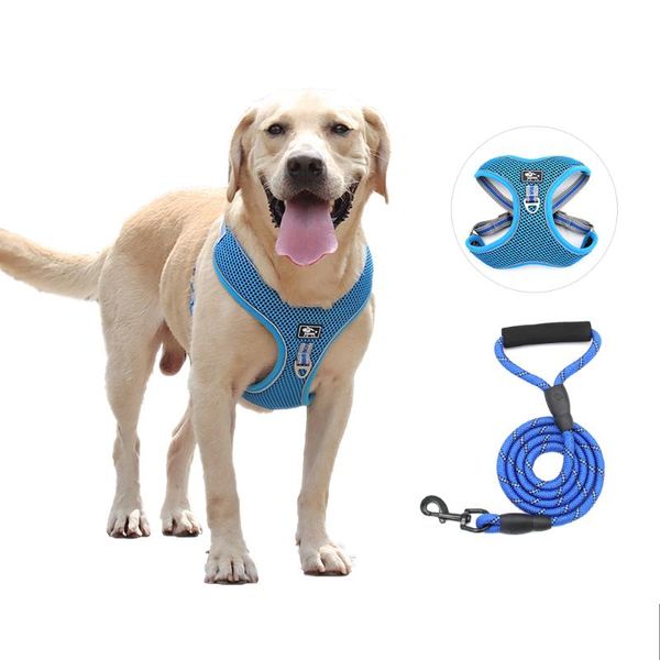 pet dog vest large explosion proof leash polyester reflective harness adjustable breathable traction rope collars & leashes
pet dog vest large explosion proof leash polyester reflective harness adjustable breathable traction rope collars & leashes