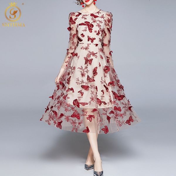 casual dresses 2021 fashion designer summer mid-length women elegant stereoscopic butterfly embroidered mesh pleated vestido 6qci, Black;gray
casual dresses 2021 fashion designer summer mid-length women elegant stereoscopic butterfly embroidered mesh pleated vestido 6qci, Black;gray