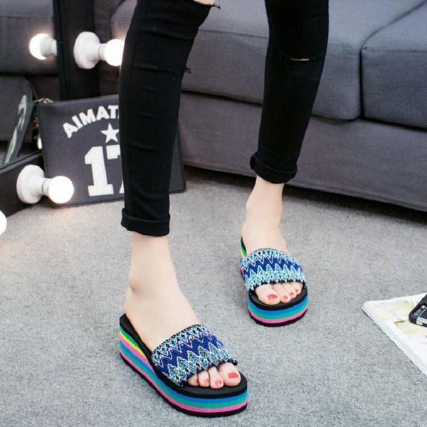 slippers cresfimix women cute light weight slip on slides lady fashion height increased vrouwen pantoffels c5245b, Black
slippers cresfimix women cute light weight slip on slides lady fashion height increased vrouwen pantoffels c5245b, Black