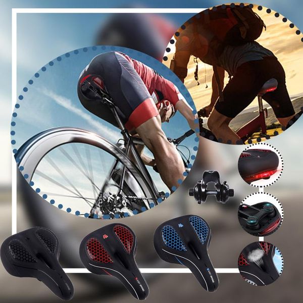 bike saddles bicycle saddle mtb road cycle gel soft seat thicken elastic breathable comfortable silicone with tail light
bike saddles bicycle saddle mtb road cycle gel soft seat thicken elastic breathable comfortable silicone with tail light
